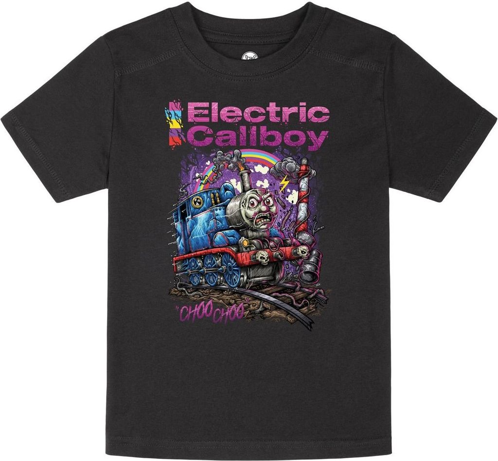 Electric Callboy T-Shirt Uni Metal-Kids - Choo Choo schwarz 92
