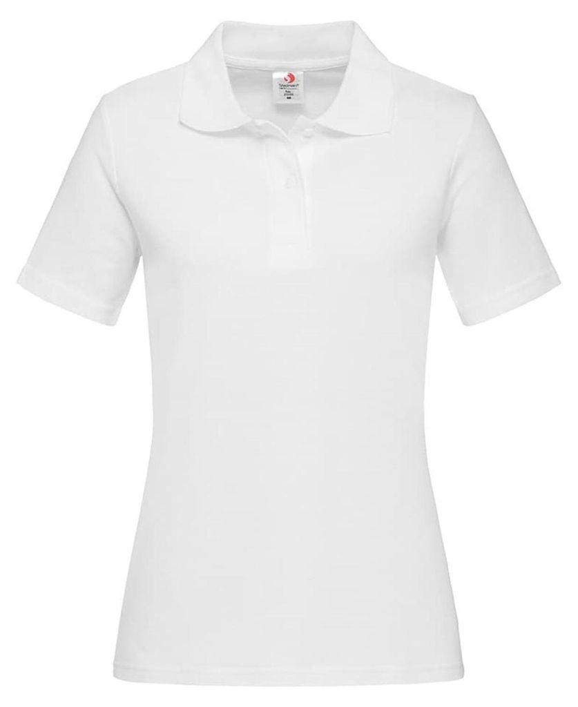 Stedman Herren Langarm Baumwolle Polohemd LT862 (S) (Weiß)