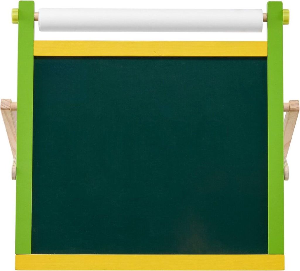 3-in-1-Tischstaffelei für Kinder, doppelseitige magnetische Weißwandtafel und Kreidetafel
