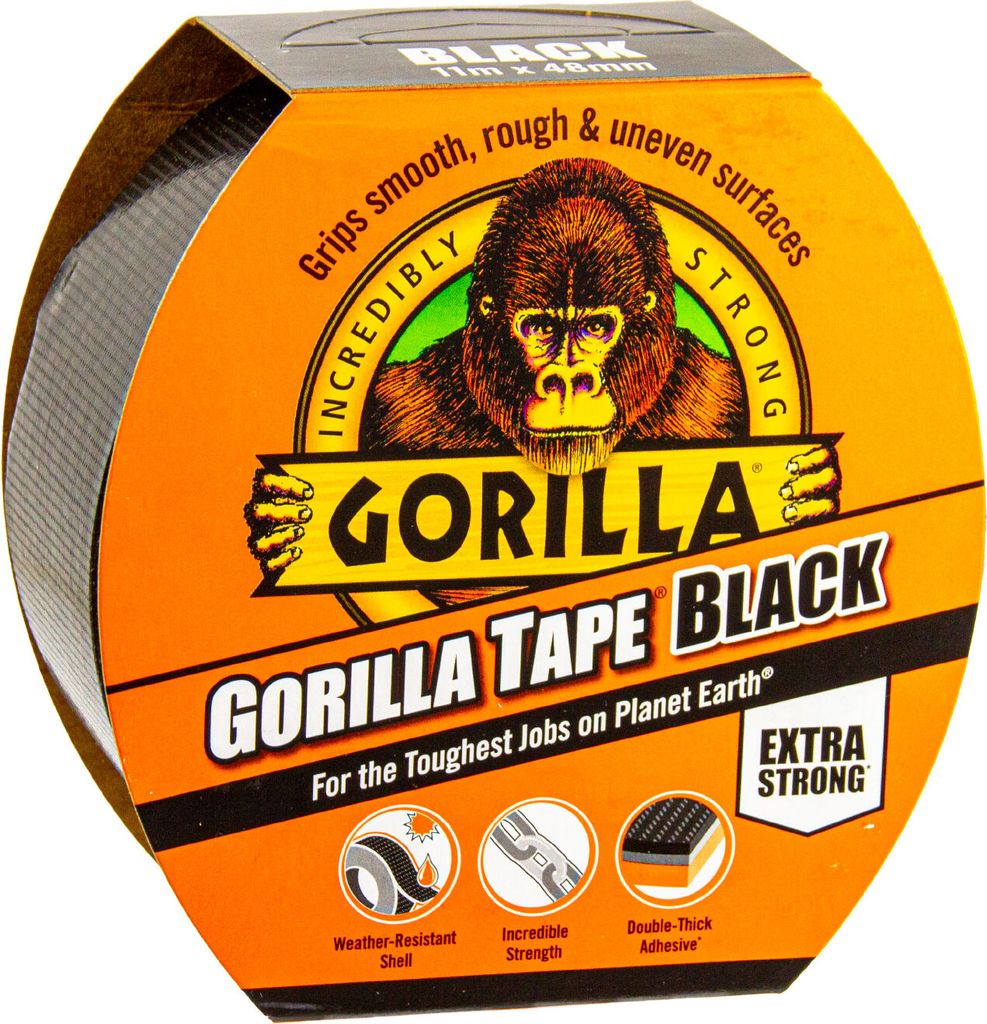 Gorilla-Kleber - Gorilla-Klebeband Schwarz 48 mm x 11 m Produktbild 