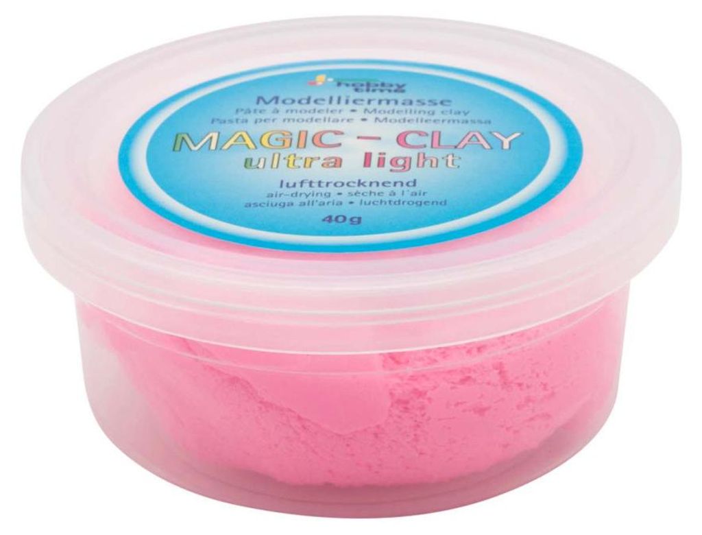 Glorex Magic-Clay rosa 40 g