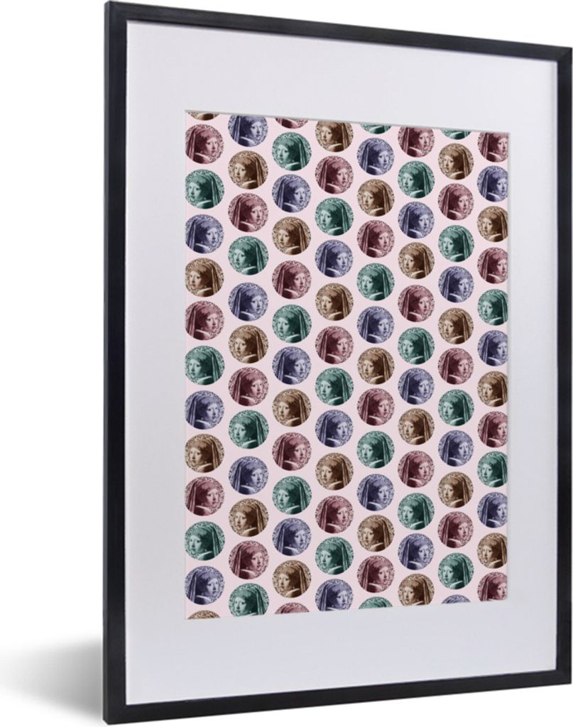 MuchoWow® MuchoWow® Gerahmtes Poster Mädchen mit Produktbild 