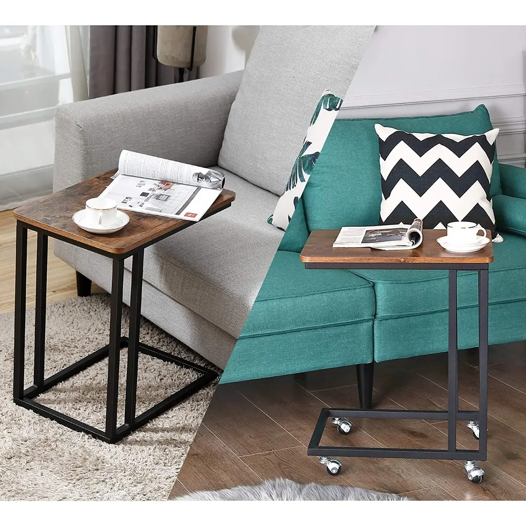 Petite Table à Roulettes Verrouillables Valora LNT50X Stable et Robuste
