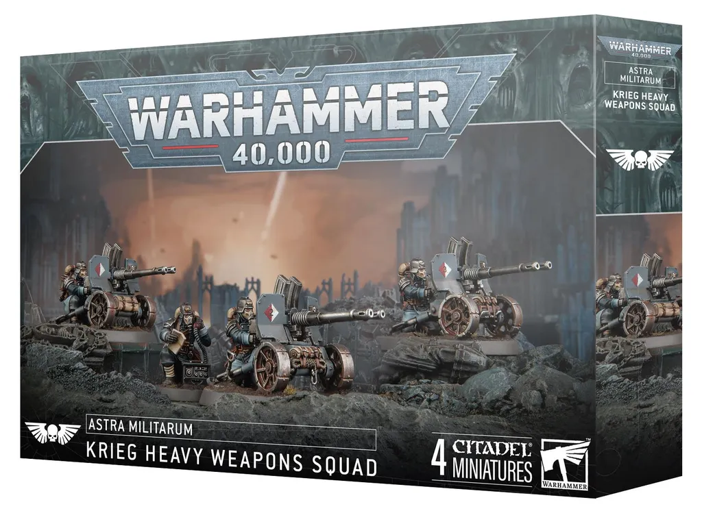 Krieg Heavy Weapons Squad Games Workshop : Escouade d'Armes Lourdes de Choc