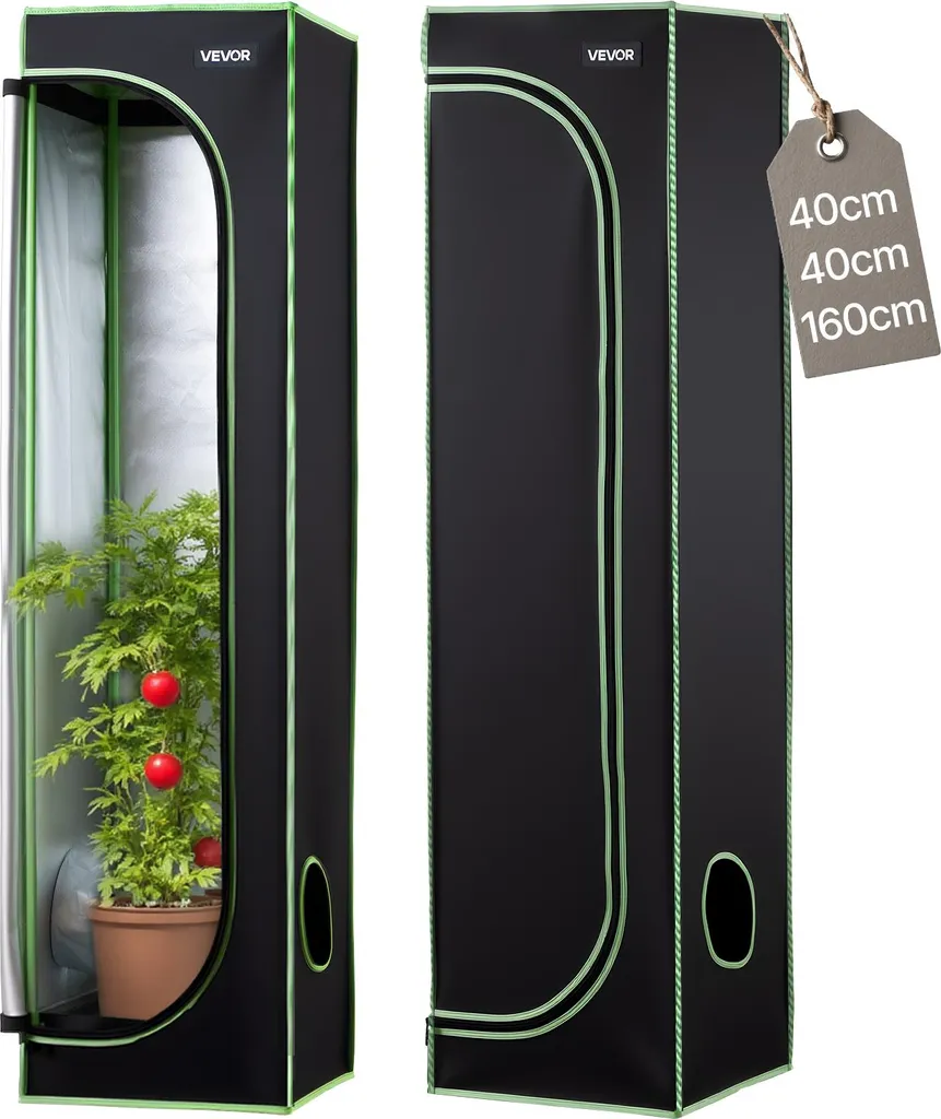 Tenda Coltivazione VEVOR 40x40x160: Grow Tent Mylar Professionale