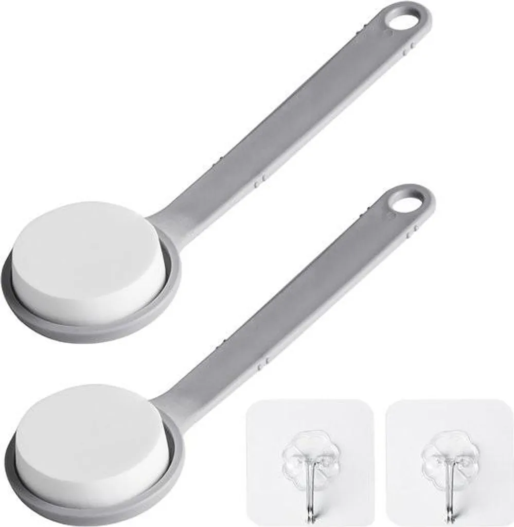 Mai più Schiena Secca! Kit 2 Applicatori Lozione a Manico Lungo