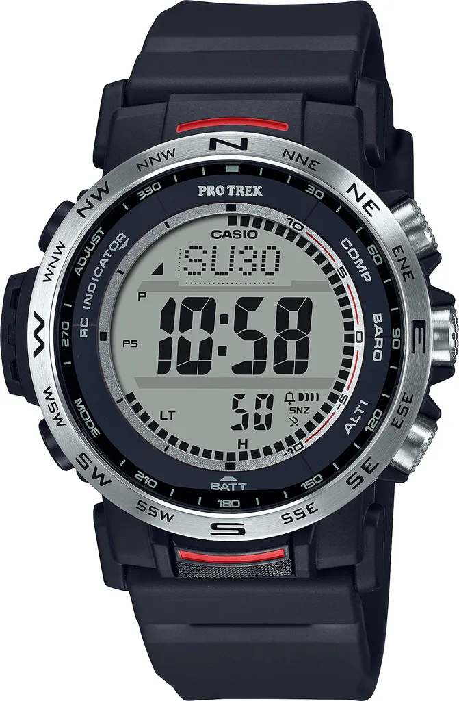 Casio PROTREK PRW-35-1AER Montre Solaire Radiopilotée pour Homme Noire