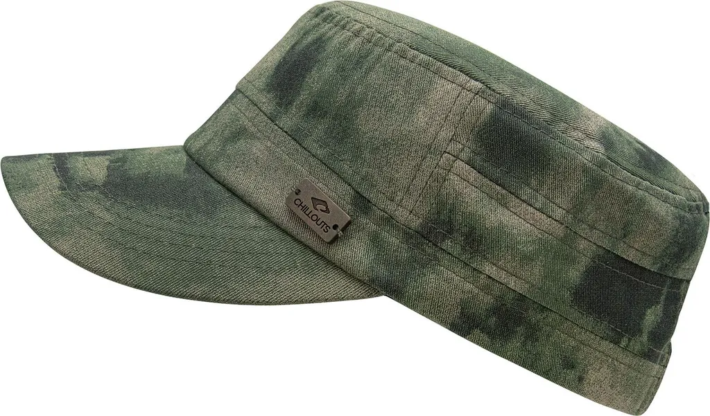 Migliora il tuo stile: Berretto Chillouts Army Cap Tie Dye Militare