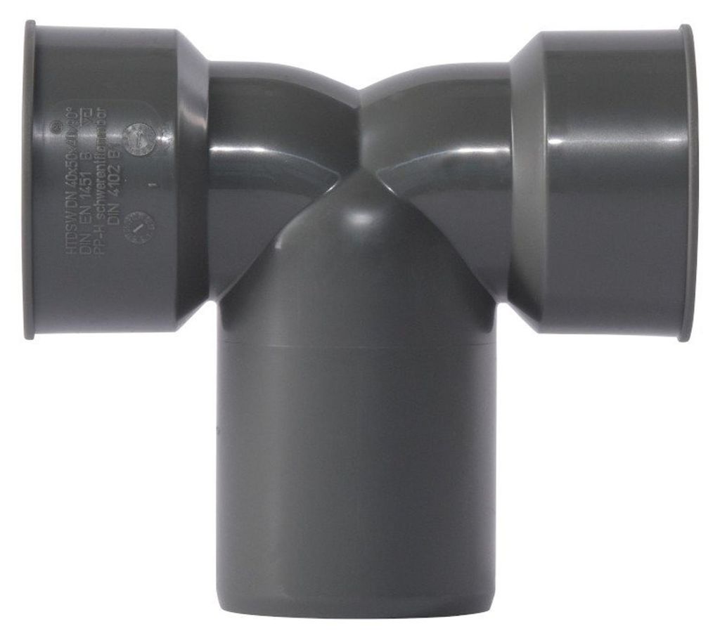 Coude Double d'Évacuation HTsafeDSW DN 40/50 pour Image du produit 