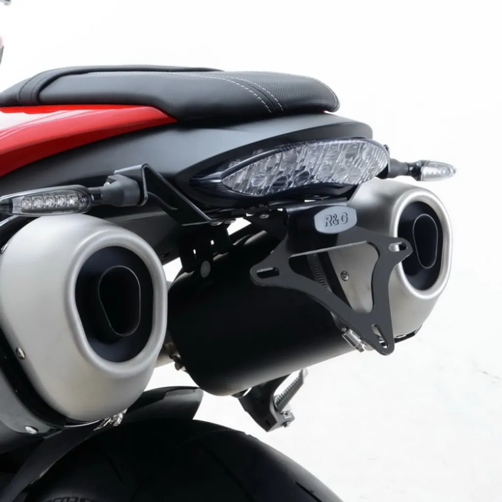 Support de Plaque R&G Racing en Aluminium Noir pour Speed Triple 2016