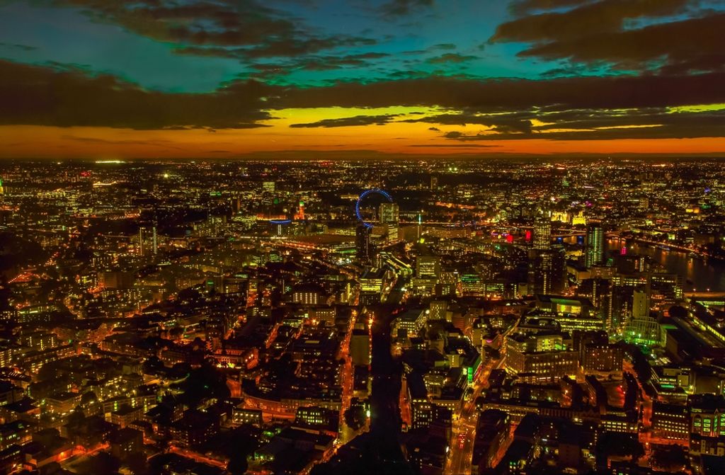 hansepuzzle 54889 - London Puzzle, 500 Teile, Hintergründe, 46,0 x 30,0cm mit hochwertiger Aufbewahrung, Kartonbox und wiederverschließbarem Beutel