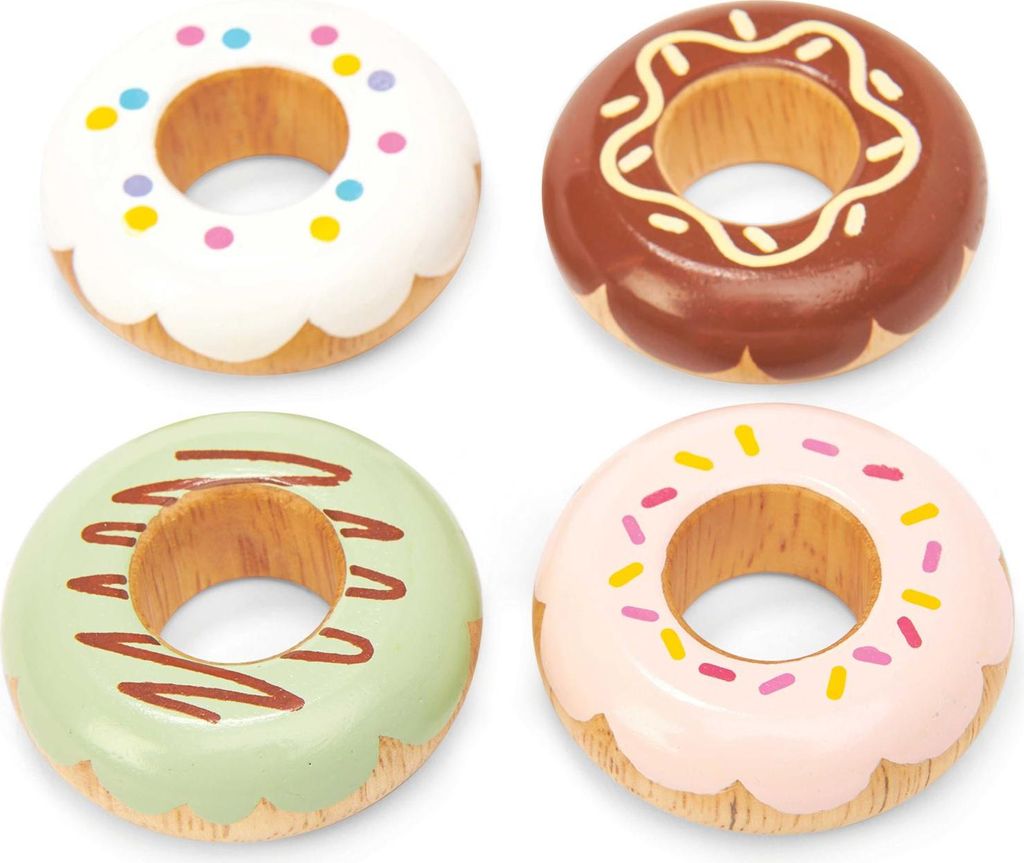 Le Toy Van Holz Donut Spielset - Original - pädagogisches Kinderspielzeug