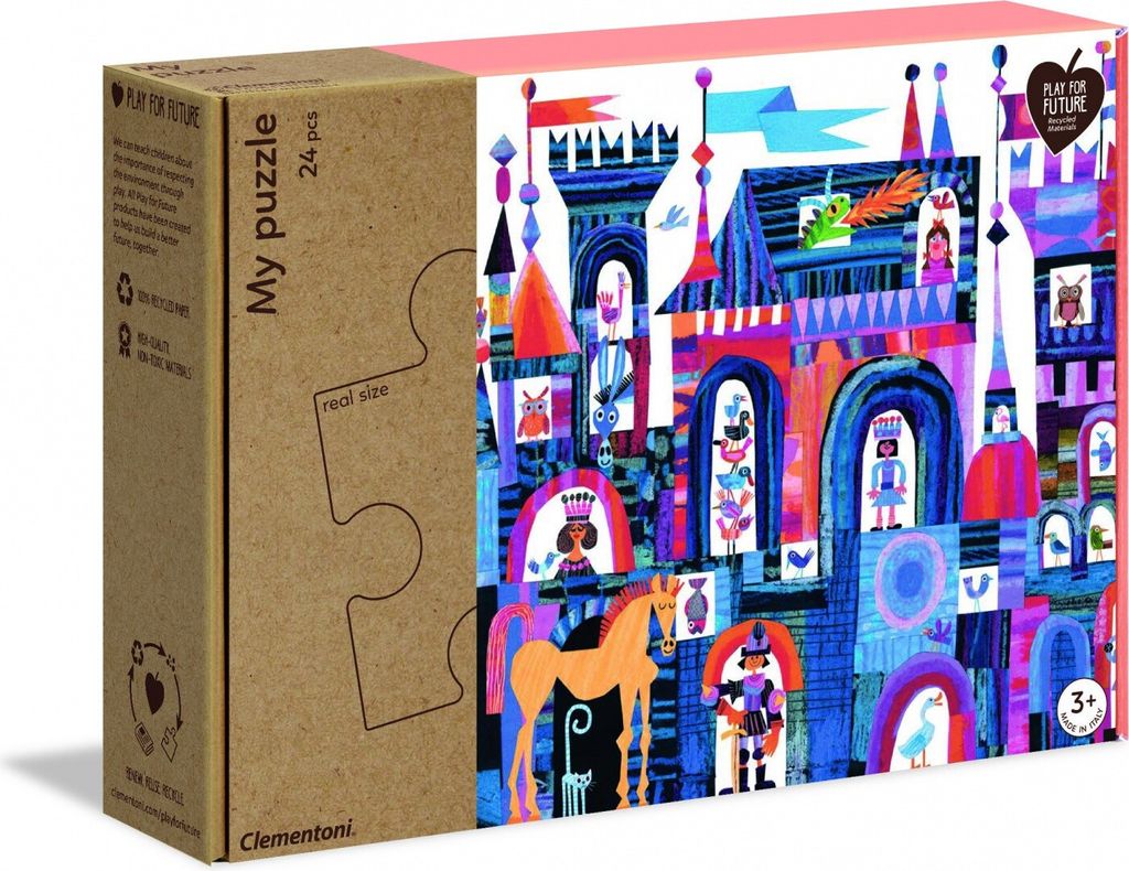 Puzzle 24 elementy. Zamek