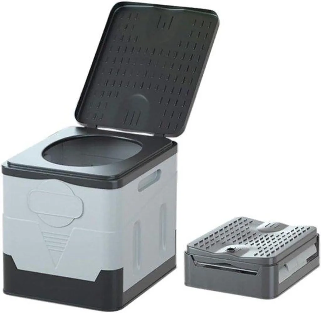 WC portable de camping pliable pour adulte - Siège robuste charge 150 kg
