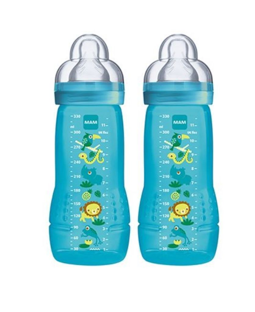 MAM Flasche Sauger632 Auslaufsicher Türkis Set von 2 Stück Produktbild 2