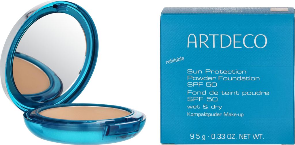 Artdeco Sun Protection Powder Foundation SPF50 90 Light Sand