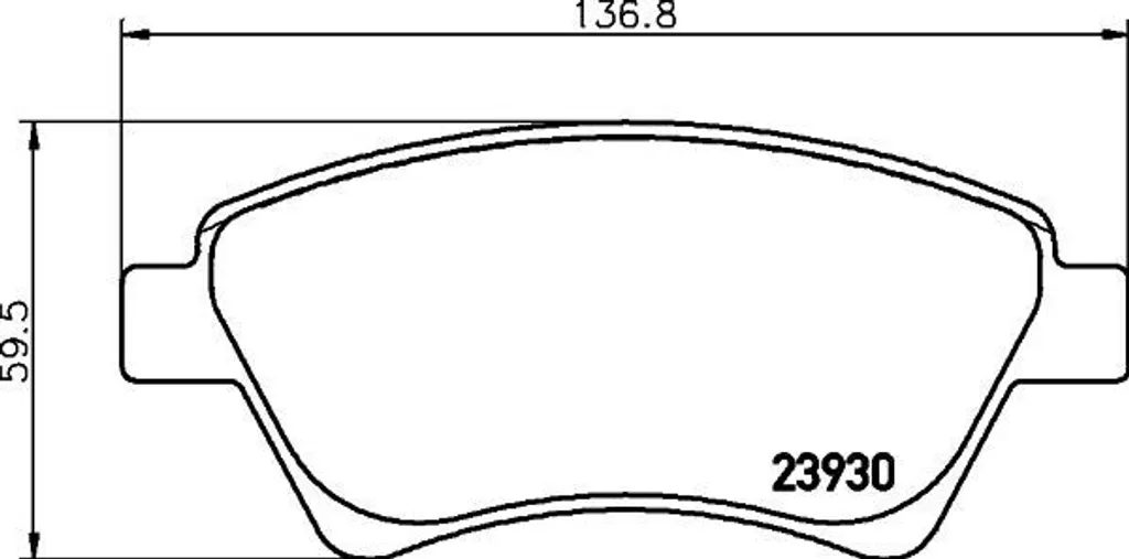 Plaquettes de Frein Avant pour Grand Scenic II et Megane II - Qualité OE
