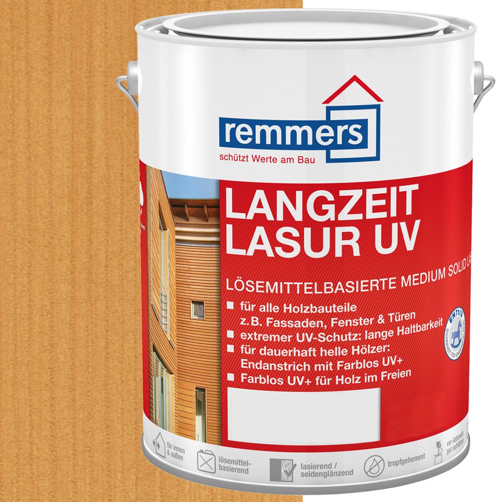 Remmers Dauerschutz-Lasur UV eiche hell (RC-365) 2,5 l, Produktbild 