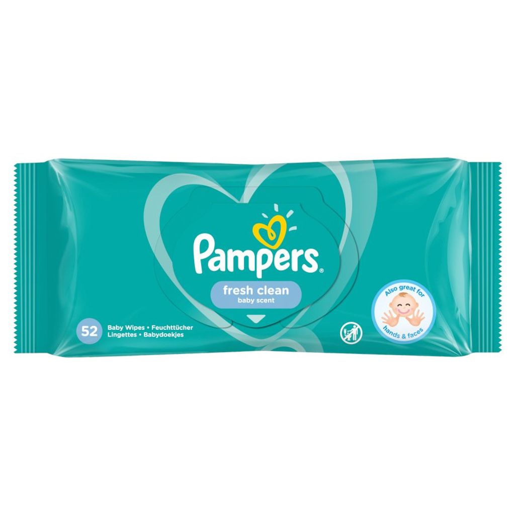 Pampers Feuchttücher Fresh Clean, 52 Stk, sanfte Reinigung Produktbild 3