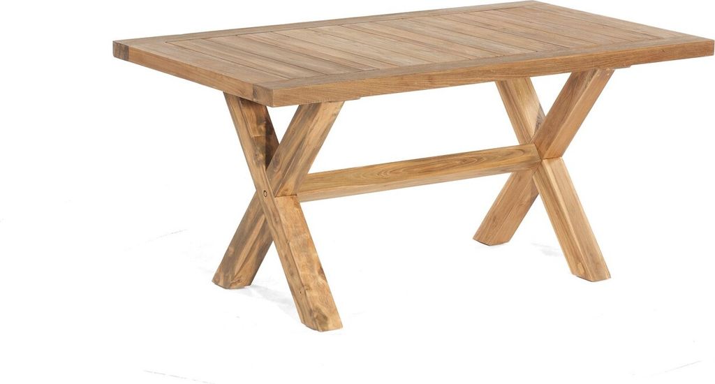 Sonnenpartner Gartentisch Stanford 160x90 cm Teakholz Old Teak Tisch Esstisch