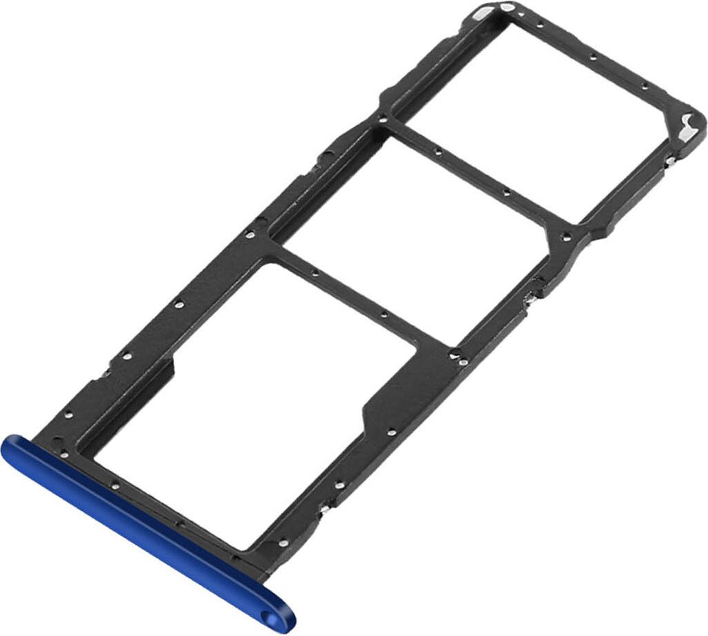Clappio, SIM-Kartenhalter für Honor 8X Dual Nano Sim + Micro-SD, Blau