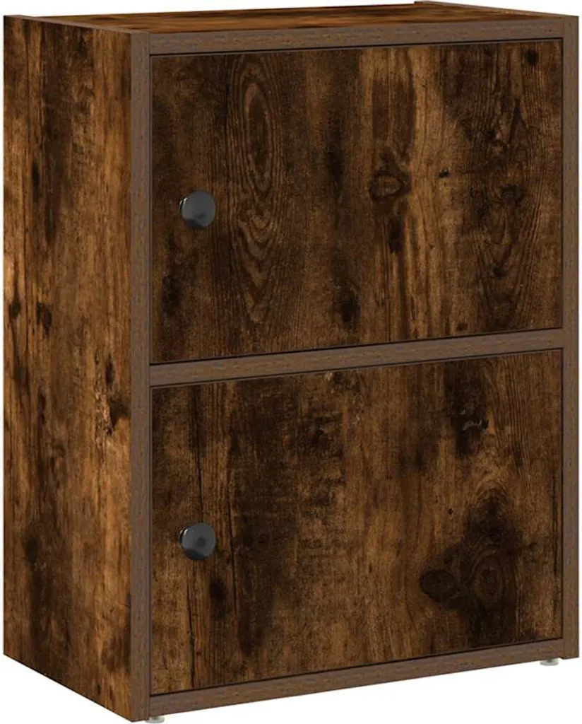 Libreria SYFAX Rovere Fumo 40x24x52: Design Moderno in Multistrato