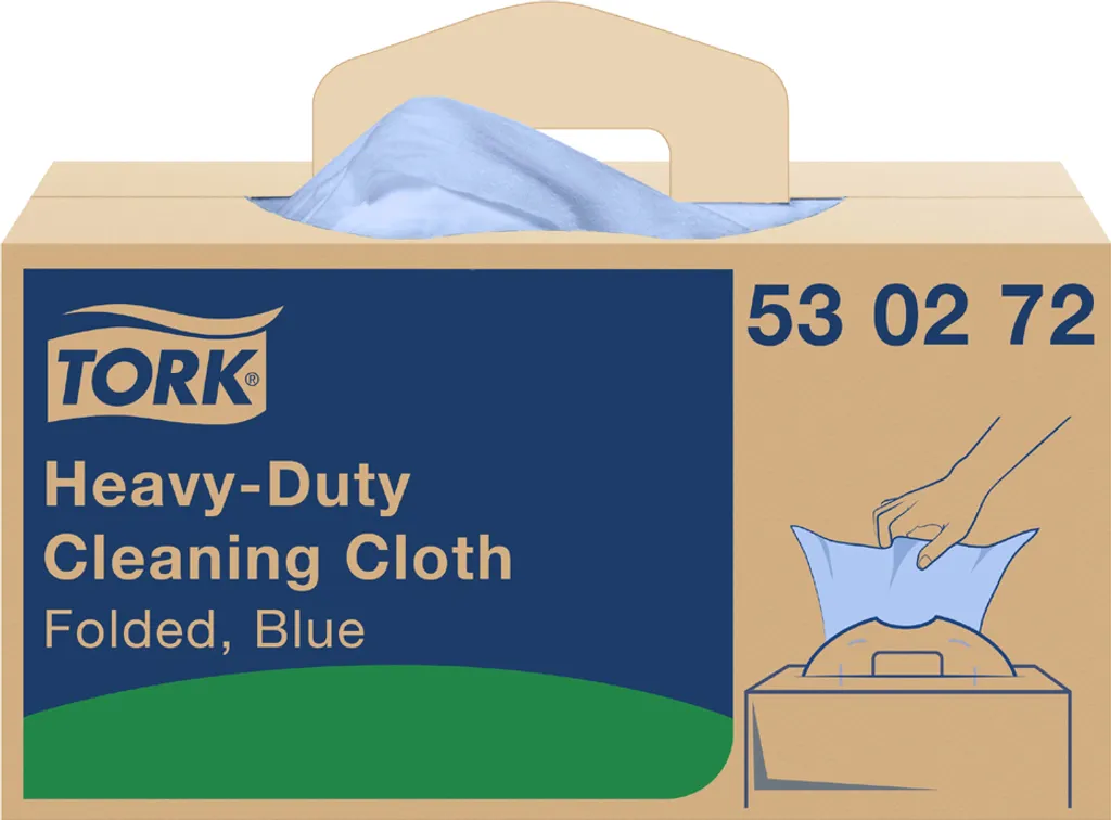 Tork Panni Blu Multiuso 415x355 | 180 Fogli Certificati Alimentari
