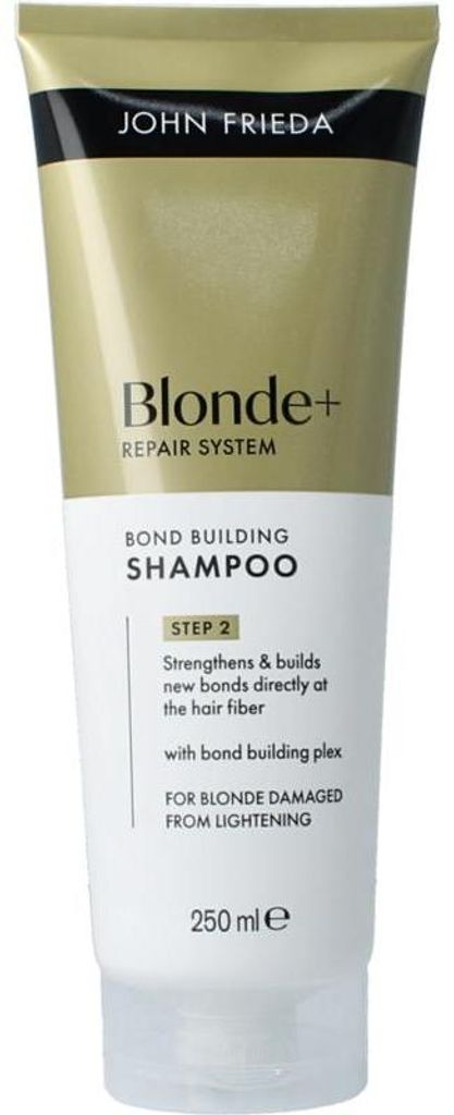 John Frieda Blond+ Repair Bond Building Shampoo (250 ml) Productafbeelding 