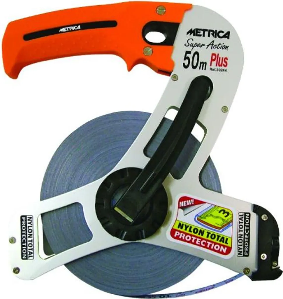 Mesure Longue 50m Super Action Plus Metrica en Acier Ultra Résistant