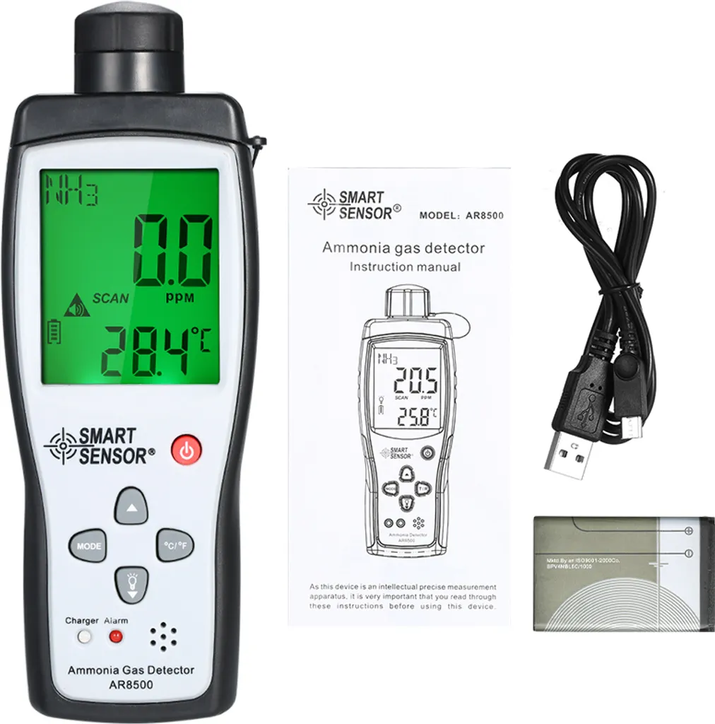 Évitez les risques de fuite d'ammoniac avec ce détecteur de NH3 LCD
