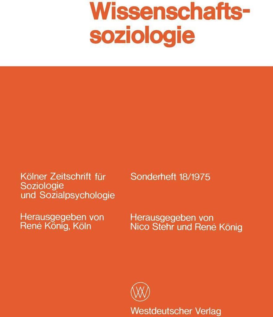 Wissenschaftssoziologie