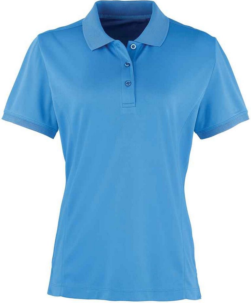 Premier - "Coolchecker" Poloshirt für Damen PC5614 (34 DE) (Saphir-Blau)