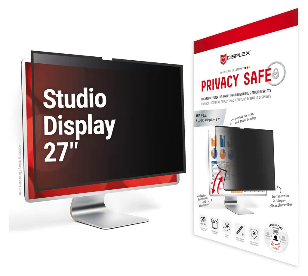 Filtre de Confidentialité 27 pouces pour Apple Studio Display DISPLEX
