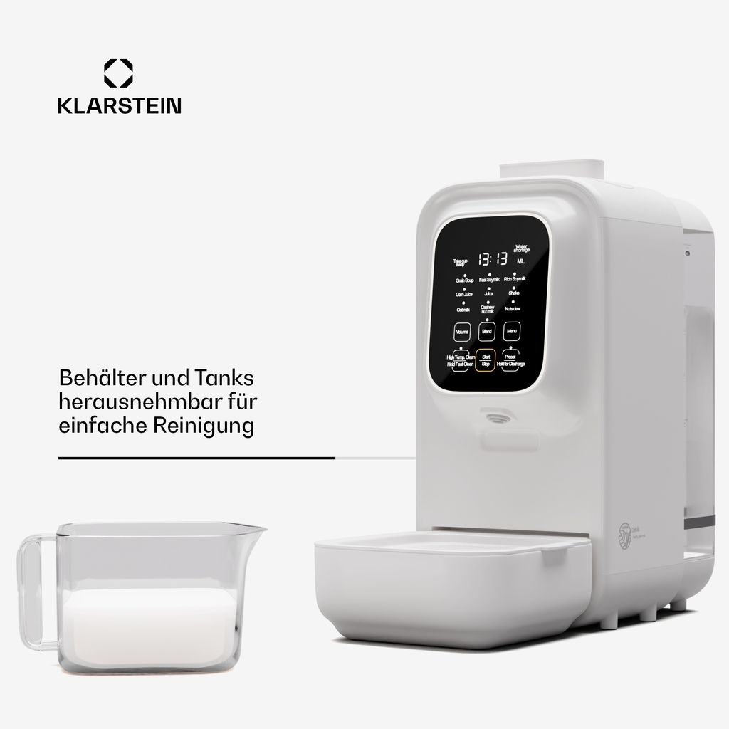 Klarstein Pflanzendrinkbereiter, Digitale Sojadrink Produktbild 7