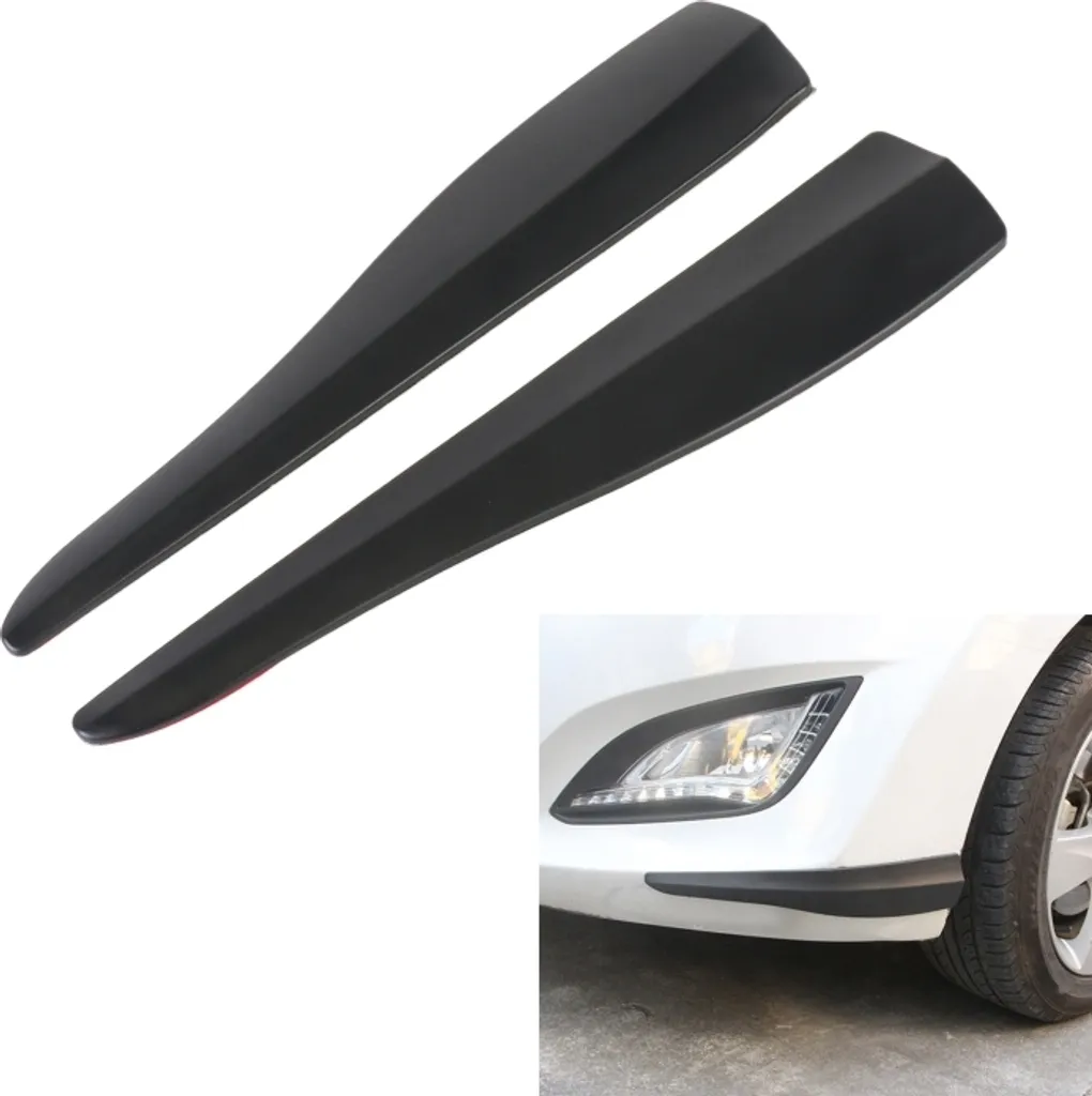 2 Pezzi Protezione Paraurti Silicone Nero - Offerta Auto