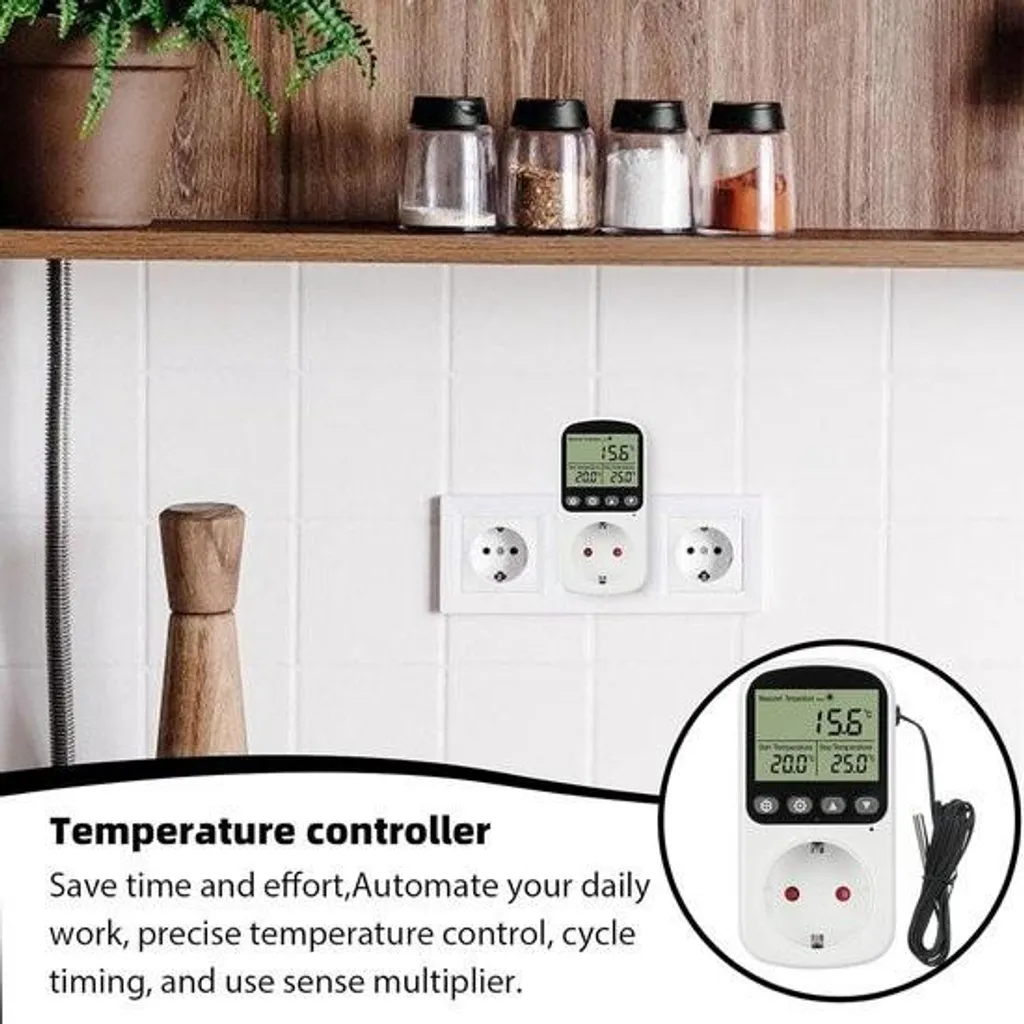 Régulateur de température programmable 230V pour chauffage et froid - 3