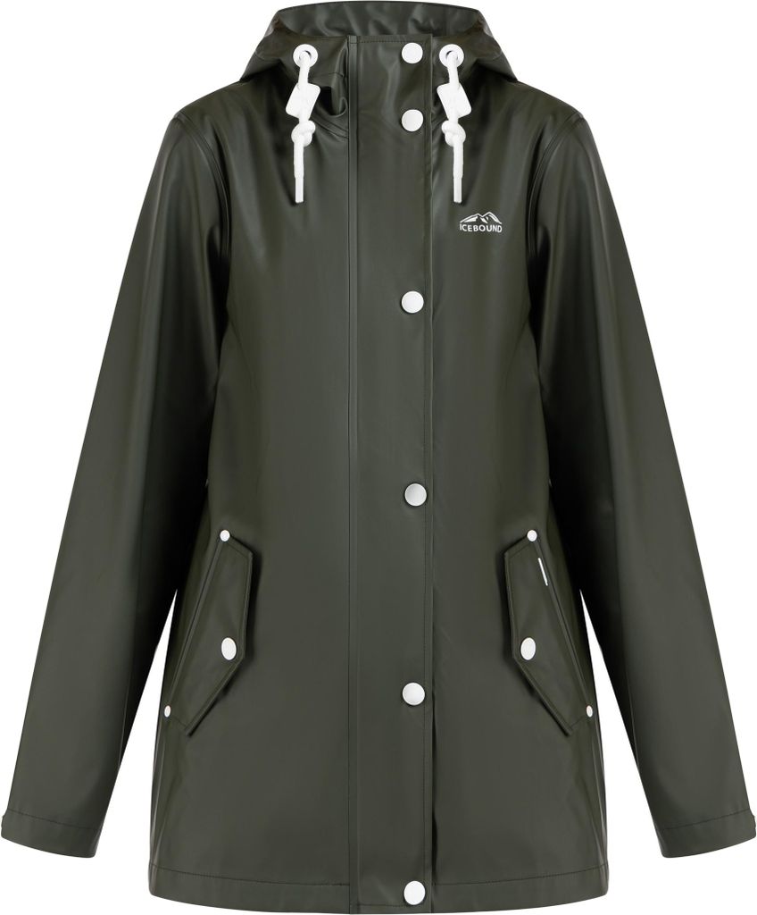 ICEBOUND damen regenjacke - dunkleolive, XL