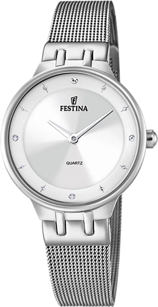 Festina F20597/1 Orologio Donna Argento Acciaio - Regalo Perfetto
