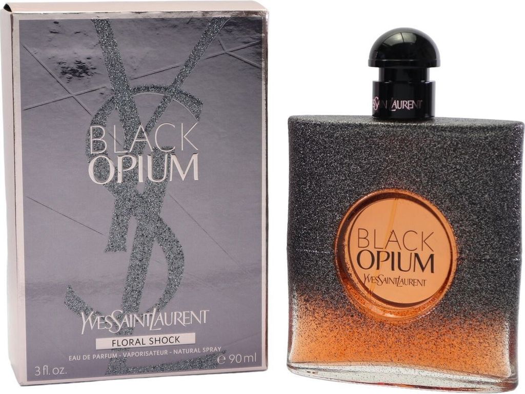 A product shot of a perfume bottle and its box.