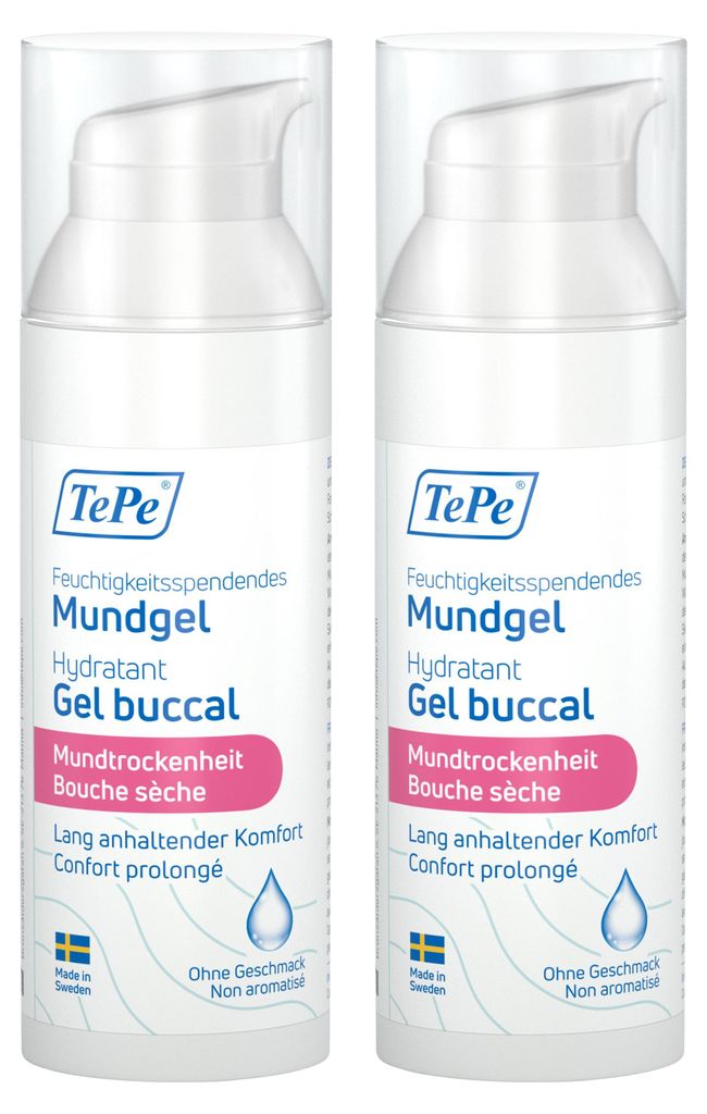 2er Set TePe Feuchtigkeitsspendendes Mundgel, Ohne Produktbild 