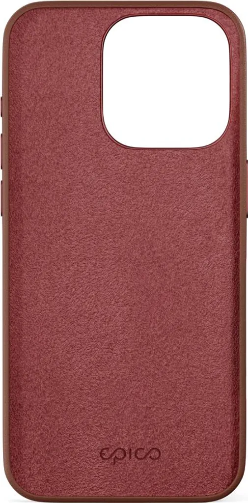 Cover iPhone 16 Pro Pelle Marrone Epico Mag - L'accessorio Chic 2024