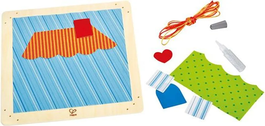 Hape E5105 Dream House DIY Collage | Kit Arte Montessori per Bambini - 2