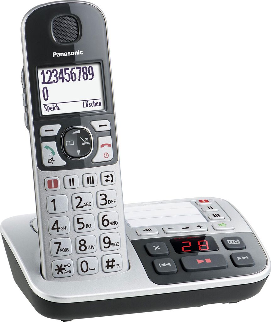 Panasonic KX-TGE520GS silber-schwarz Obrázok produktu 