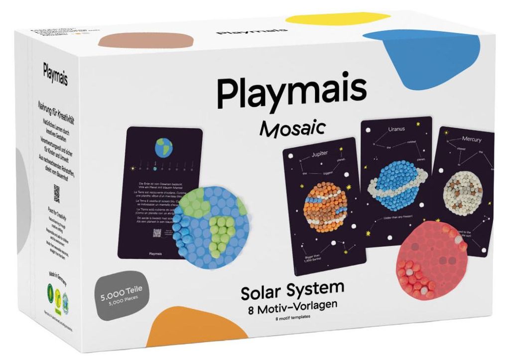 PlayMais Bastel Kreativität Bastelset Mosaic 5000 Solar Produktbild 