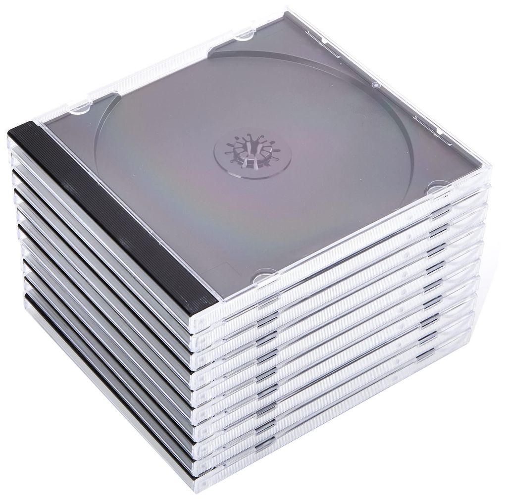 Hama 44746 CD-/DVD-hoes - CD-hoes - Zwart, transparant - Productafbeelding 