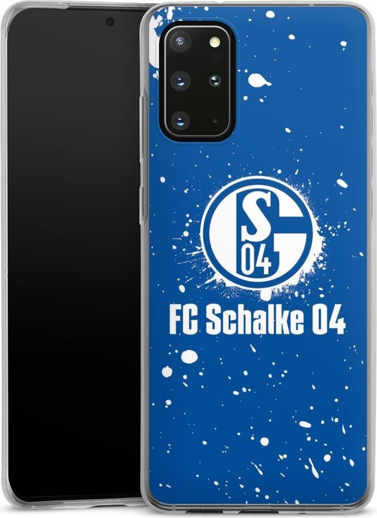 DeinDesign Slim Hülle für Samsung Galaxy S20 Plus Silikon Case Ultra Dünn Handyhülle FC Schalke 04 Logo S04