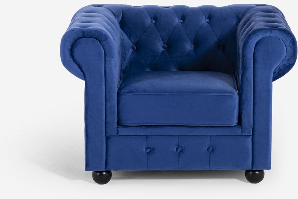 Poltrona da salotto in stile classico Chesterfield in Immagine del prodotto 