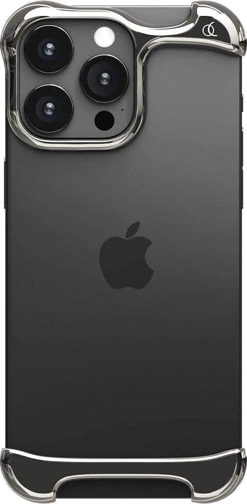 Arc Pulse, Aluminium Luxus Hülle für iPhone 16 Pro stoßfestes Design, Graphit