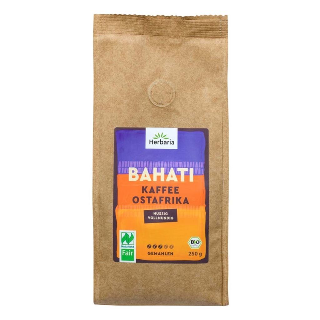 Herbaria Kaffee BAHATI gemahlen * -Naturland Fair 250g