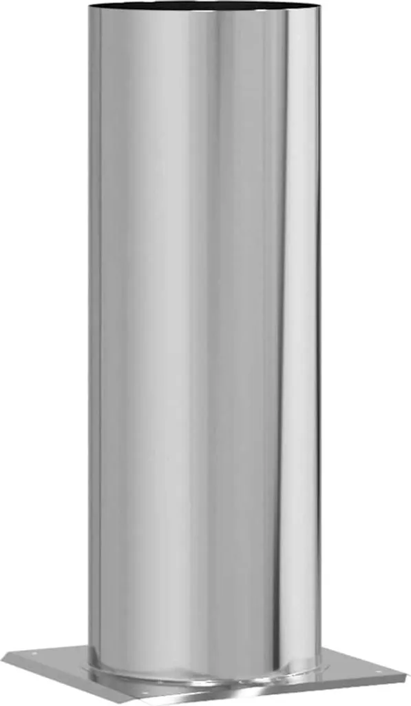 Modulo Prolunga Camino vidaXL Inox 29x29x50 cm - Tiraggio Garantito